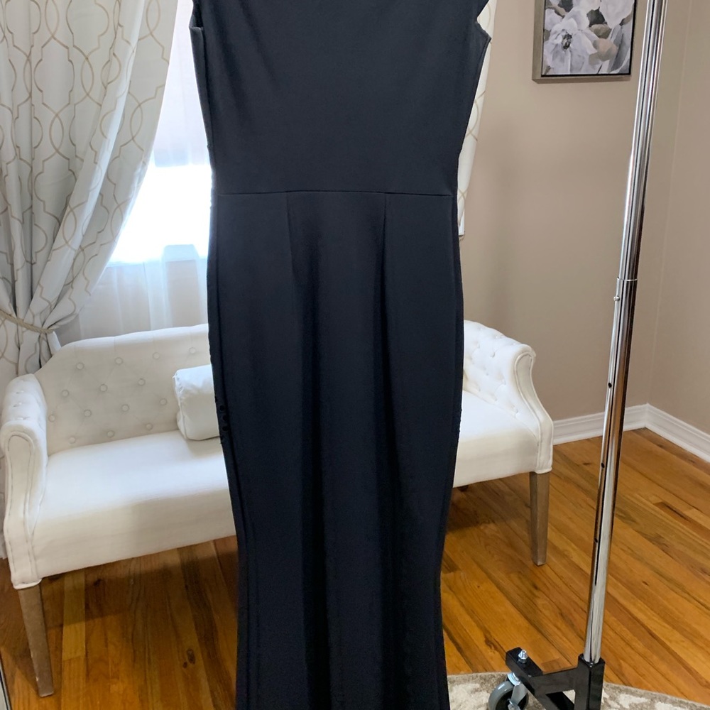 Black chiara boni formal gown